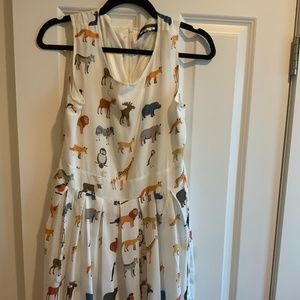 Fun casual animal print dress